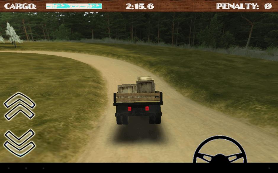 Скриншот #2 из игры Dirt Road Trucker 3D