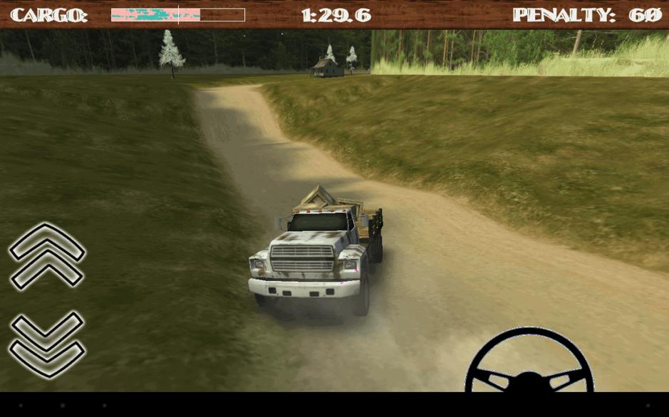 Скриншот #3 из игры Dirt Road Trucker 3D