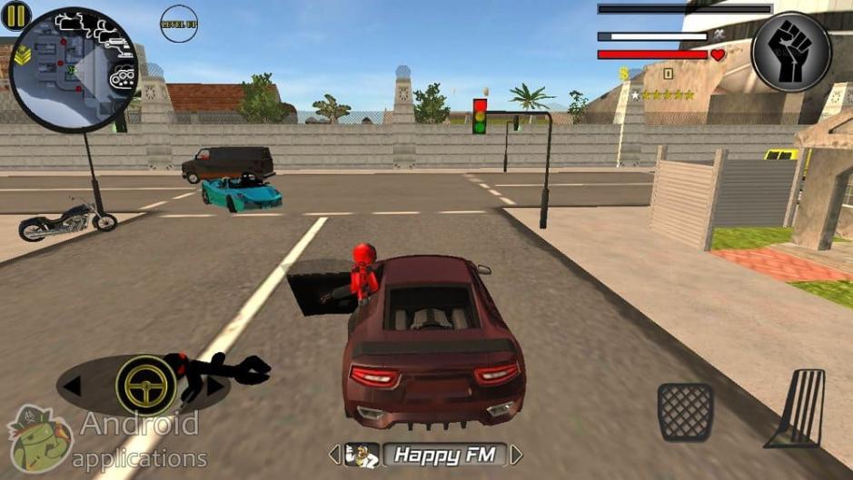 Скриншот #9 из игры Stickman Rope Hero