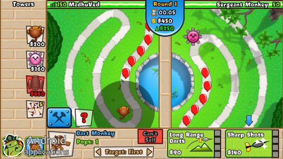Скриншот #2 из игры Bloons TD Battles