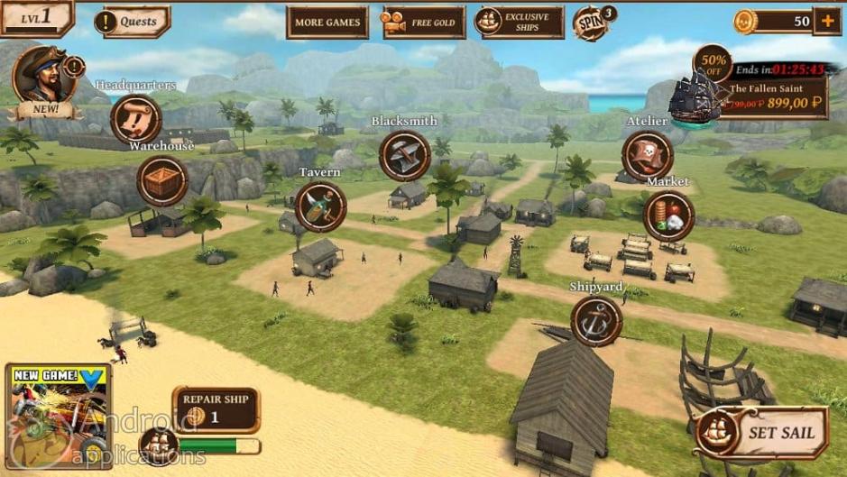 Скриншот #9 из игры Ships of Battle Age of Pirates