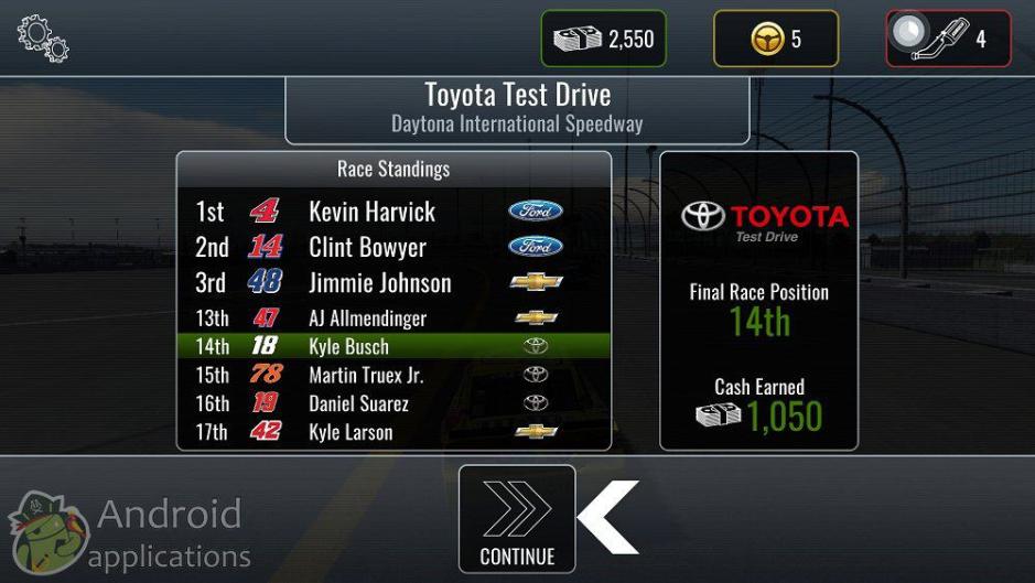 Скриншот #8 из игры NASCAR Heat Mobile
