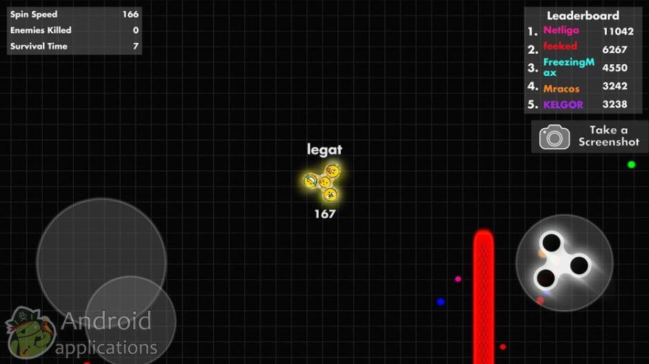 Скриншот #3 из игры Fisp.io Spins Master of Fidget Spinner