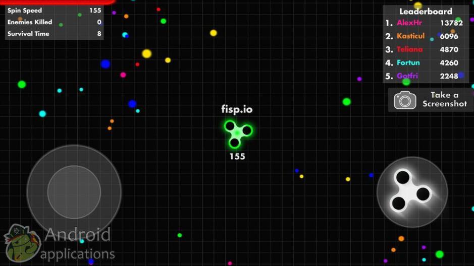 Скриншот #4 из игры Fisp.io Spins Master of Fidget Spinner